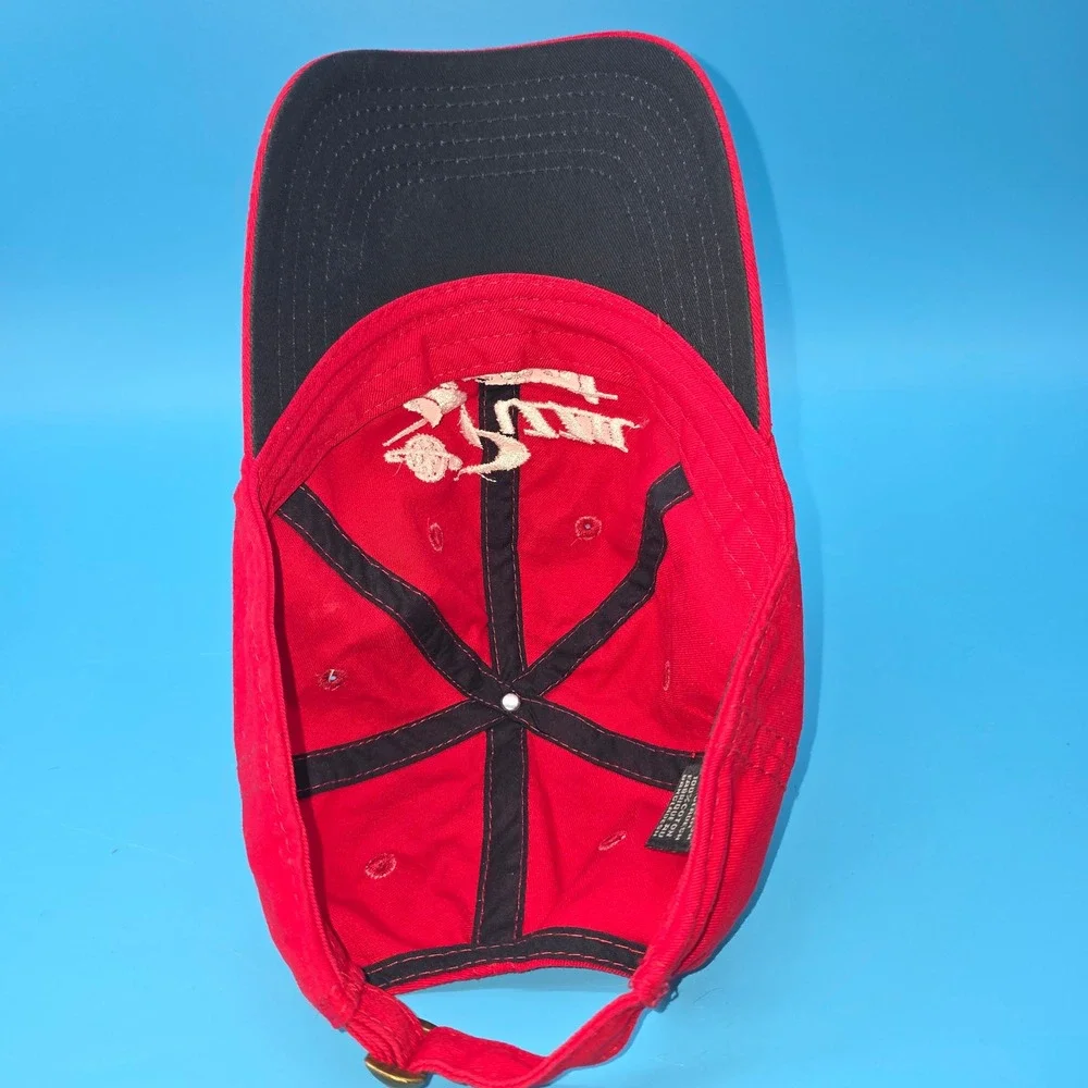 Toy Story Pizza‎ Planet Sportsman Disney Red Baseball Cap Adjustable Strap